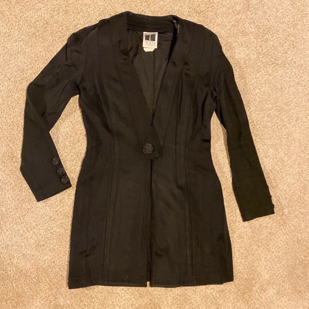 cute BLACK jacket blazer TADASHI - XS
